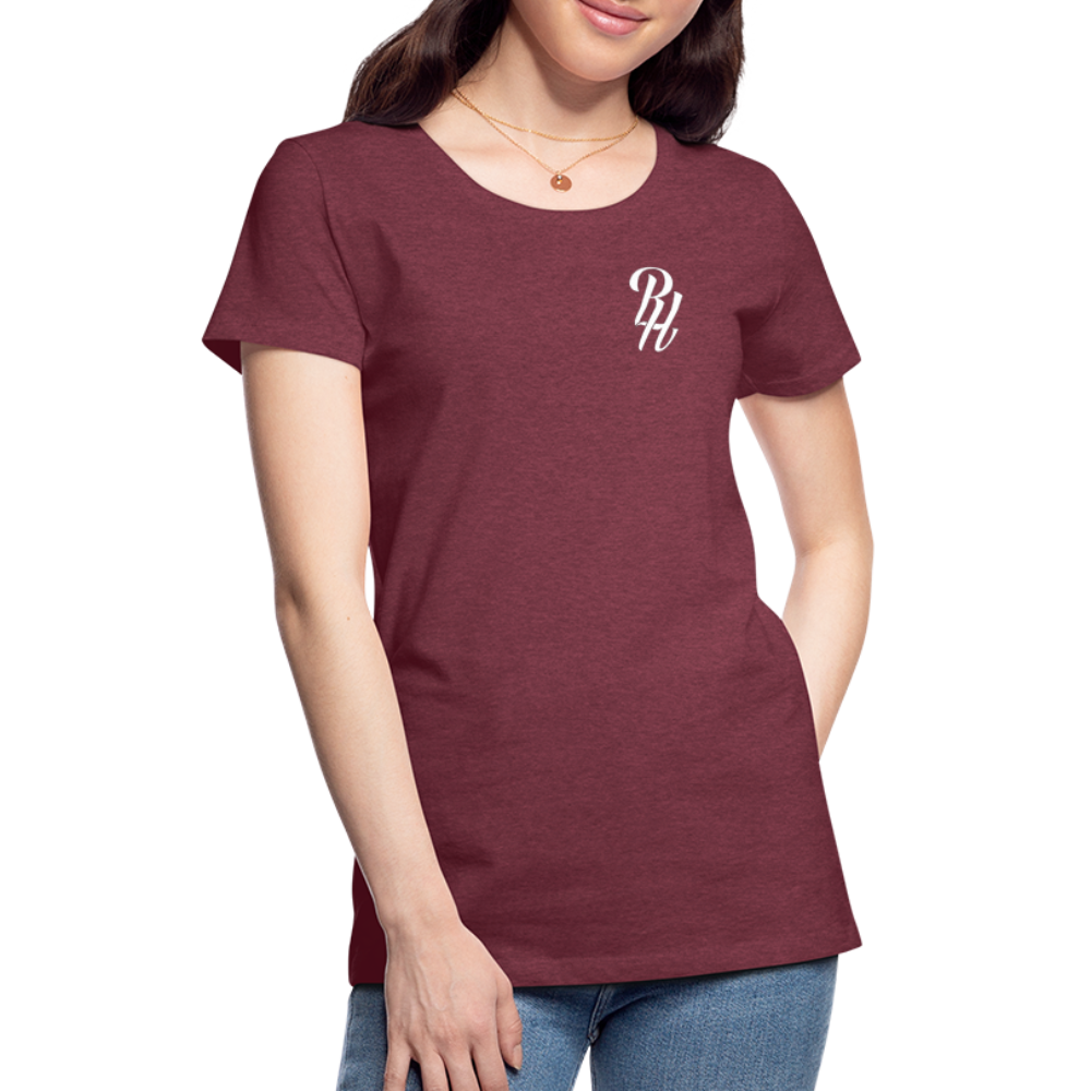 Relic Hearts Insignia Women's Premium T - heather burgundy