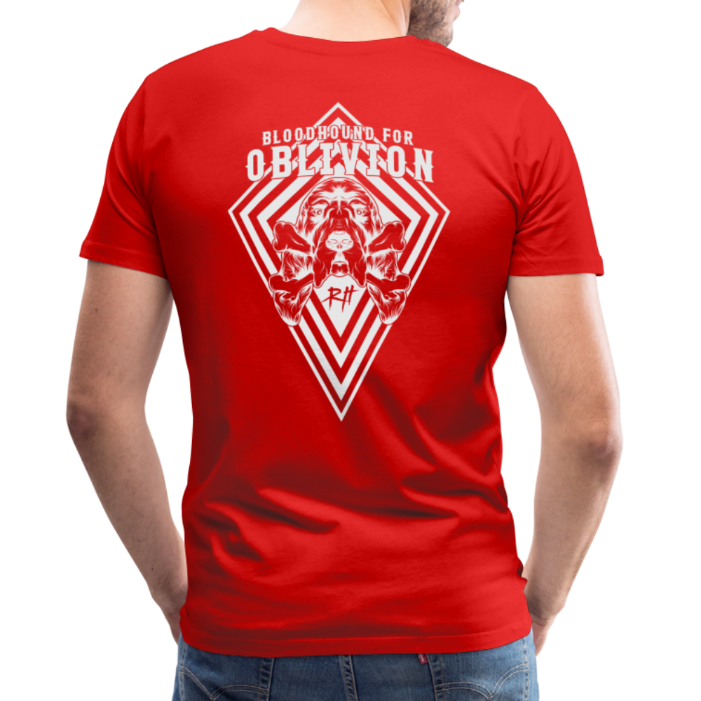 Bloodhound For Oblivion Men's Premium T - red