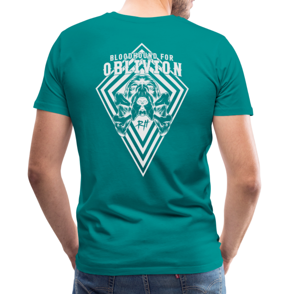 Bloodhound For Oblivion Men's Premium T - teal