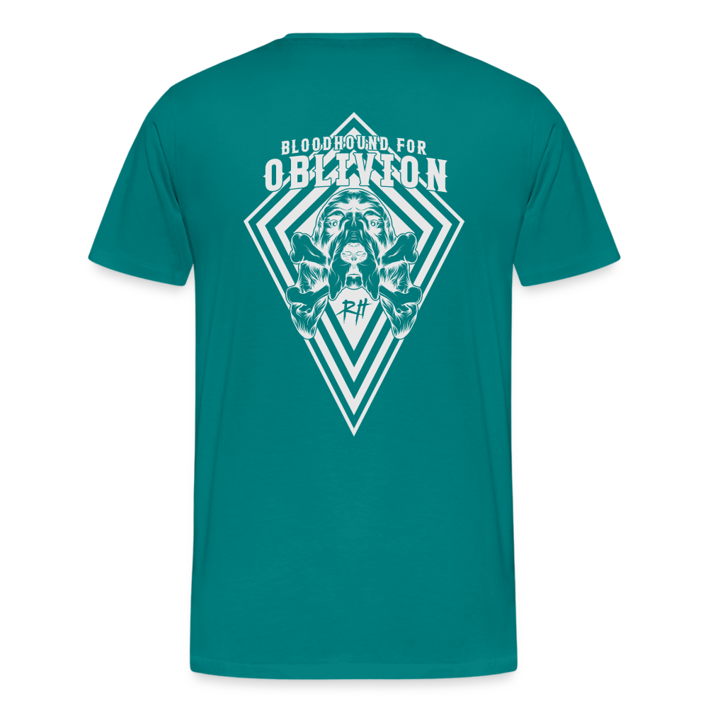 Bloodhound For Oblivion Men's Premium T - teal