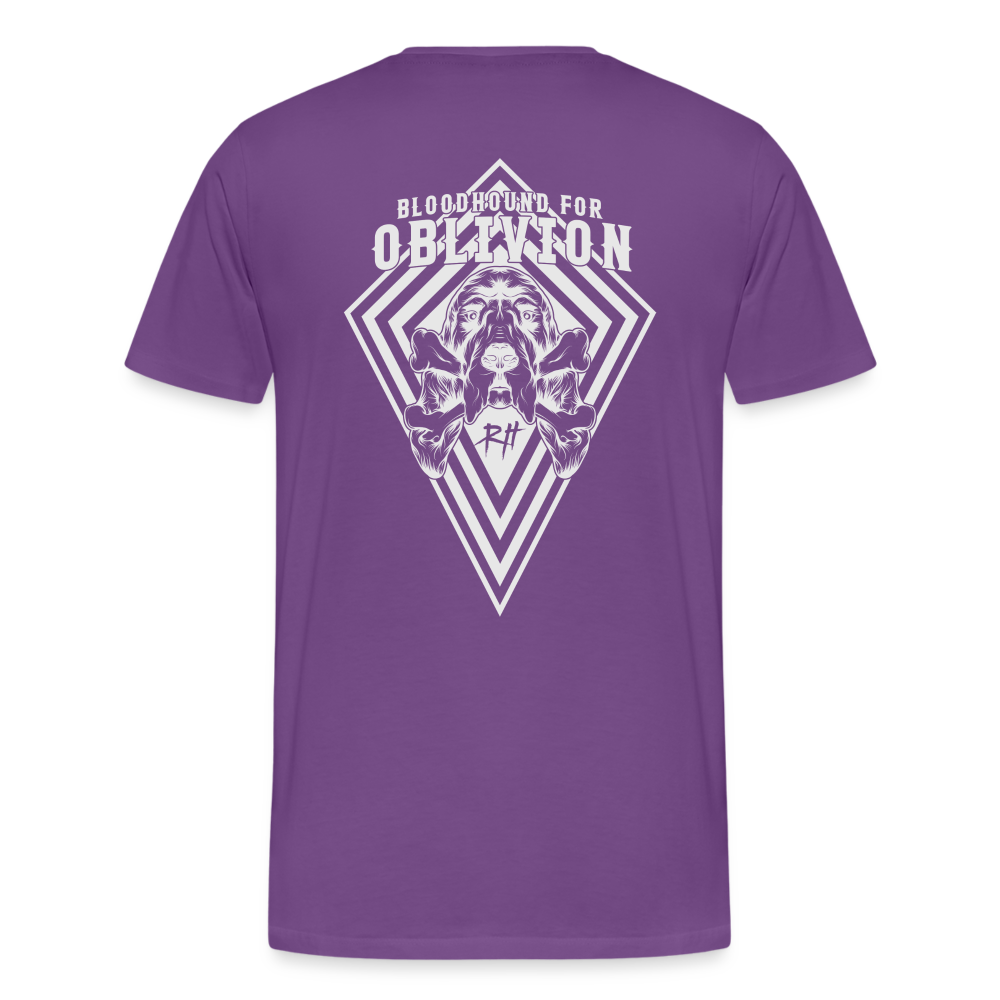 Bloodhound For Oblivion Men's Premium T - purple