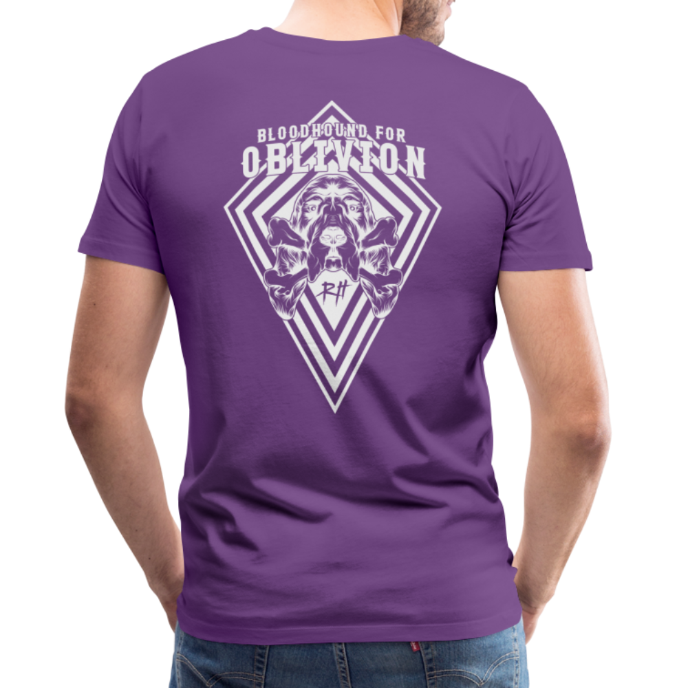 Bloodhound For Oblivion Men's Premium T - purple