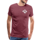 Bloodhound For Oblivion Men's Premium T - heather burgundy