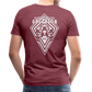 Bloodhound For Oblivion Men's Premium T - heather burgundy