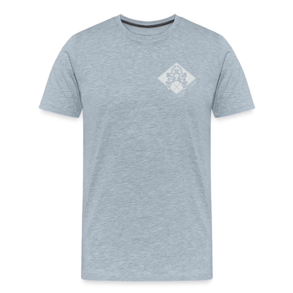 Bloodhound For Oblivion Men's Premium T - heather ice blue