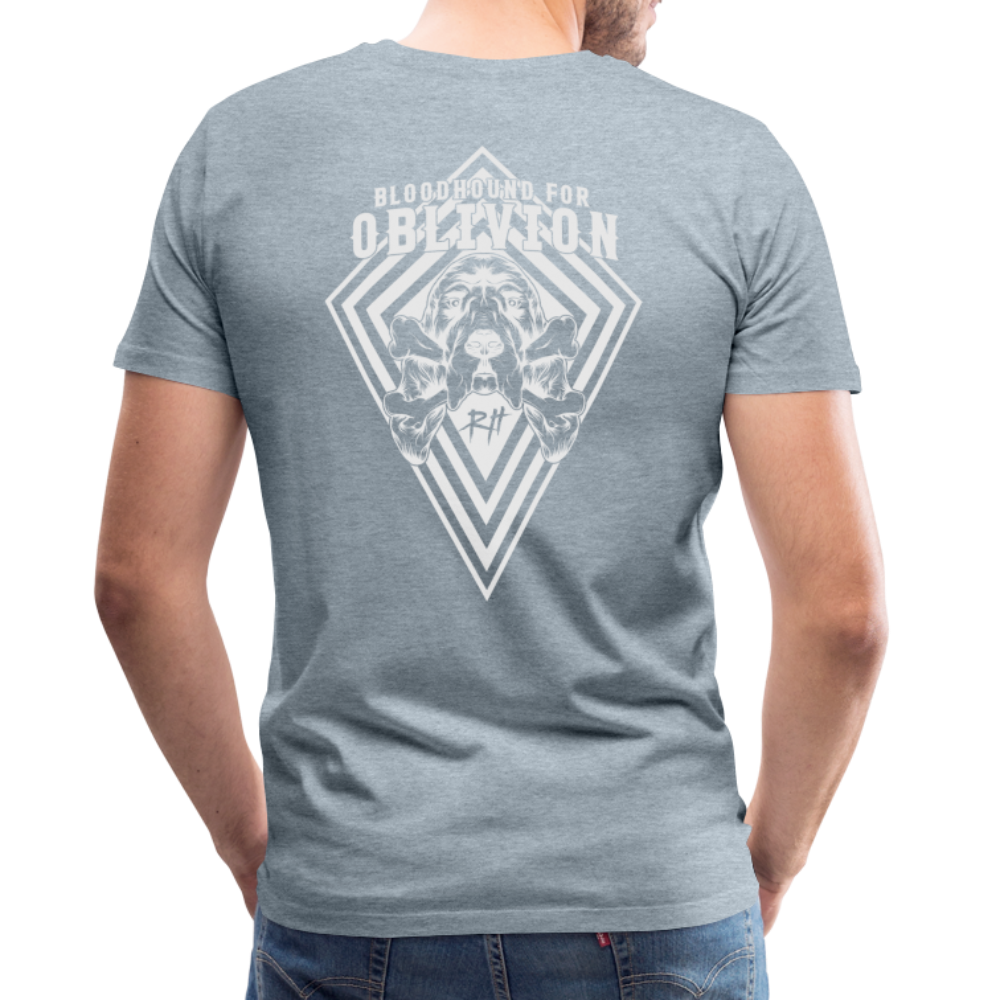 Bloodhound For Oblivion Men's Premium T - heather ice blue