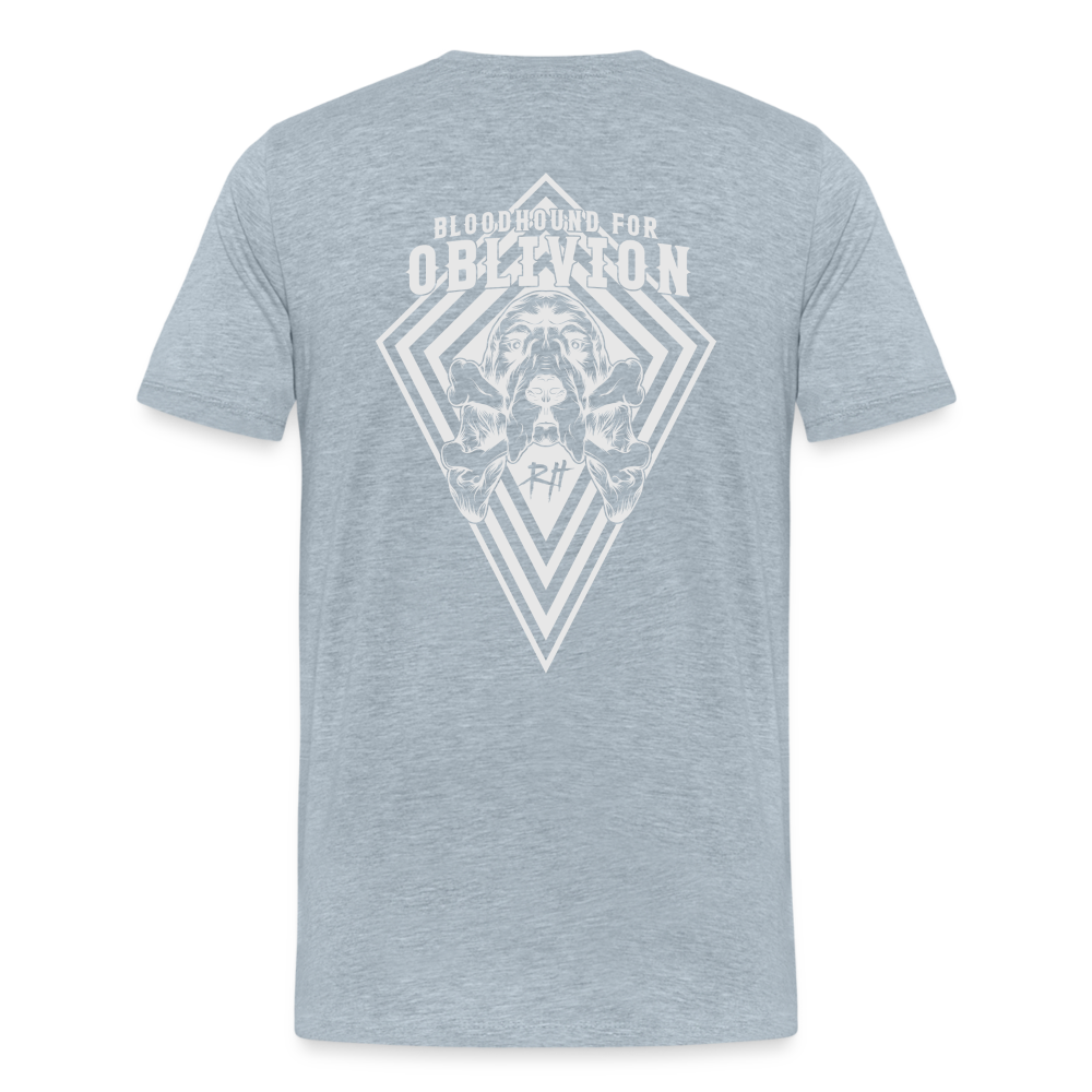 Bloodhound For Oblivion Men's Premium T - heather ice blue