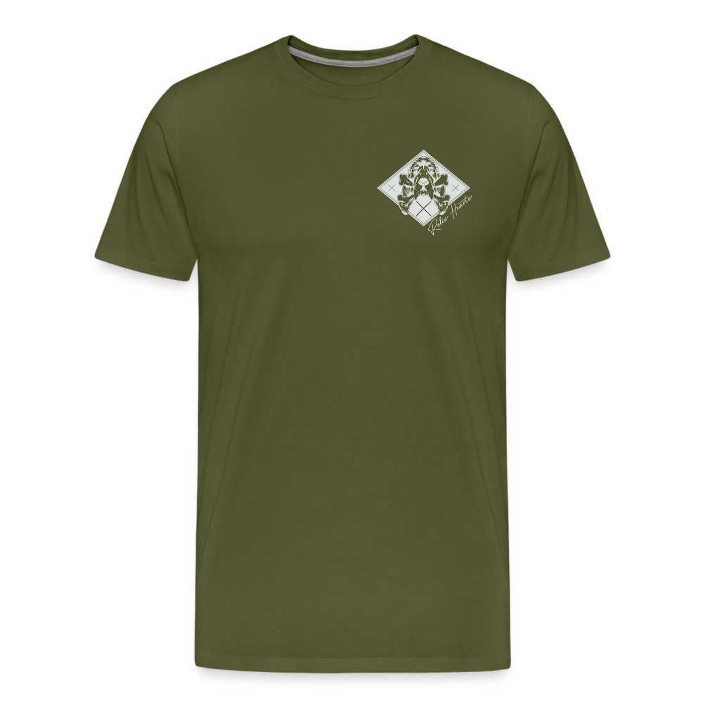 Bloodhound For Oblivion Men's Premium T - olive green