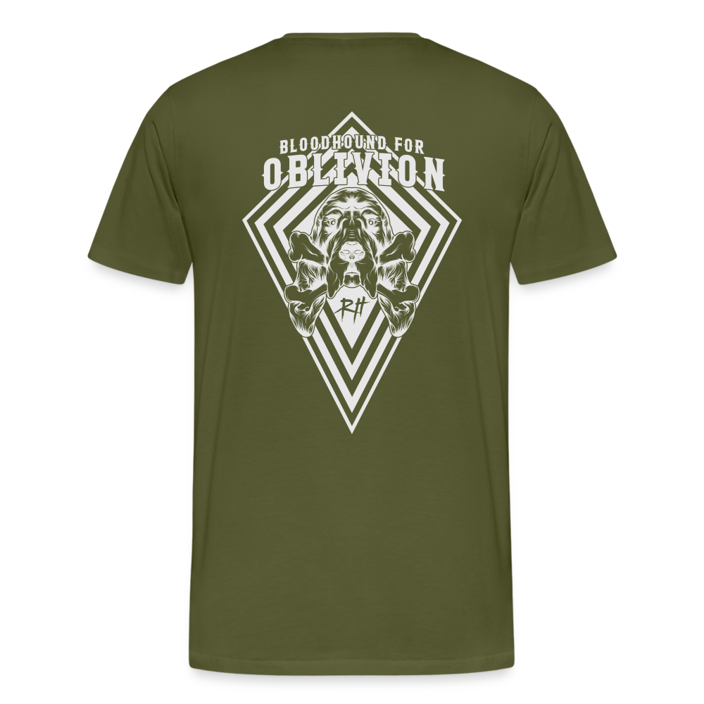 Bloodhound For Oblivion Men's Premium T - olive green