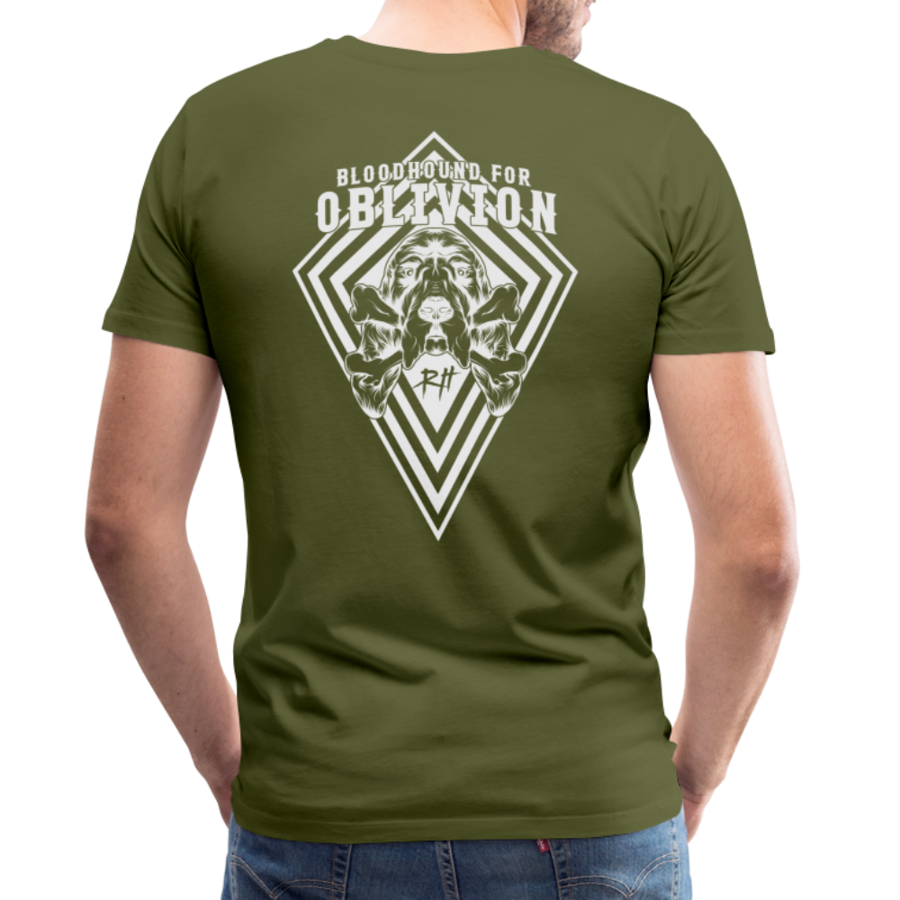 Bloodhound For Oblivion Men's Premium T - olive green