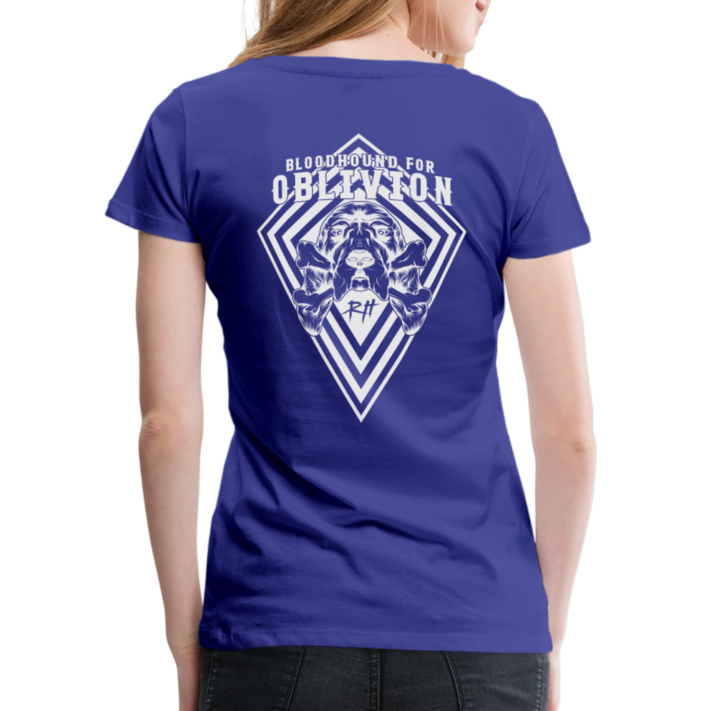 Bloodhound For Oblivion Women's Premium T - royal blue