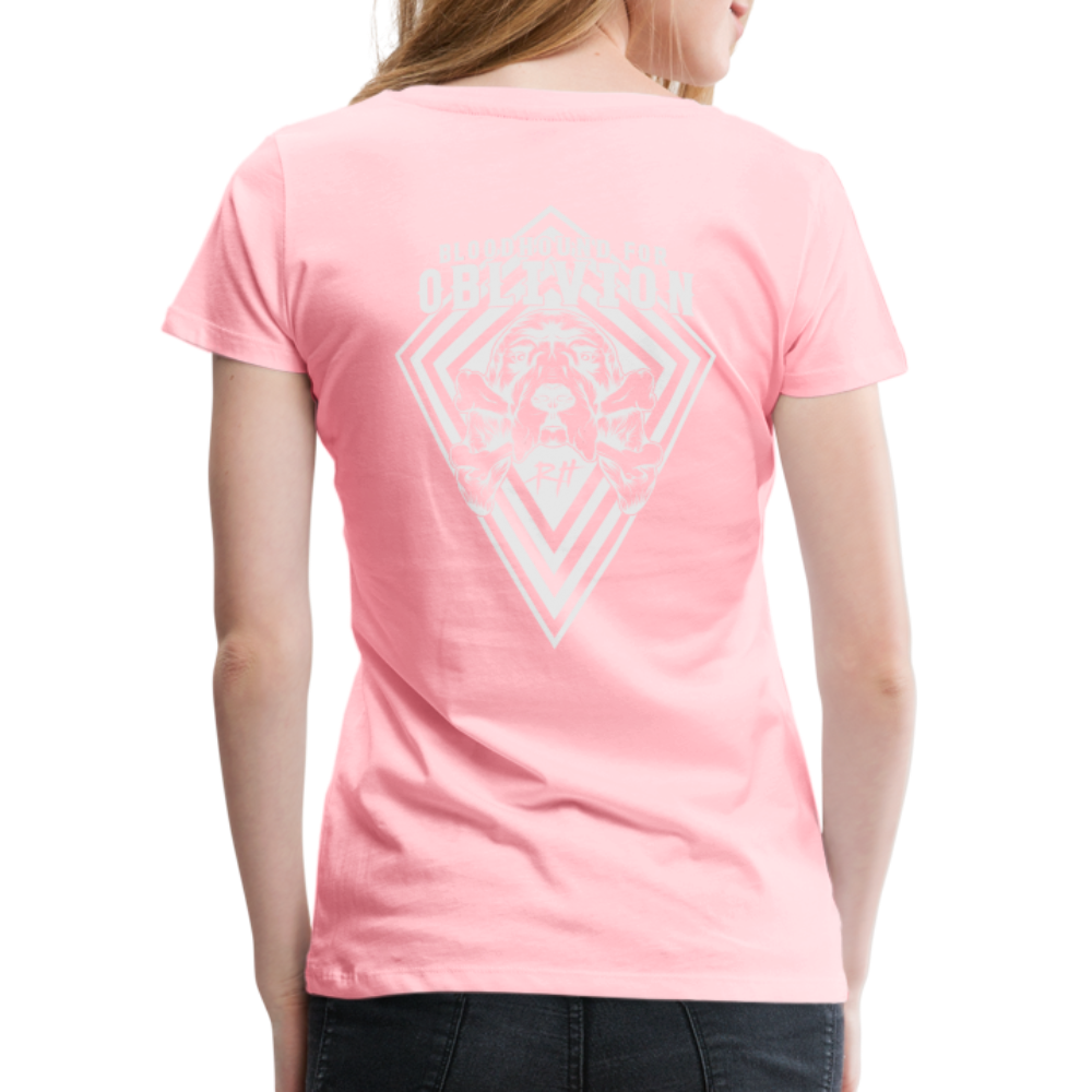 Bloodhound For Oblivion Women's Premium T - pink