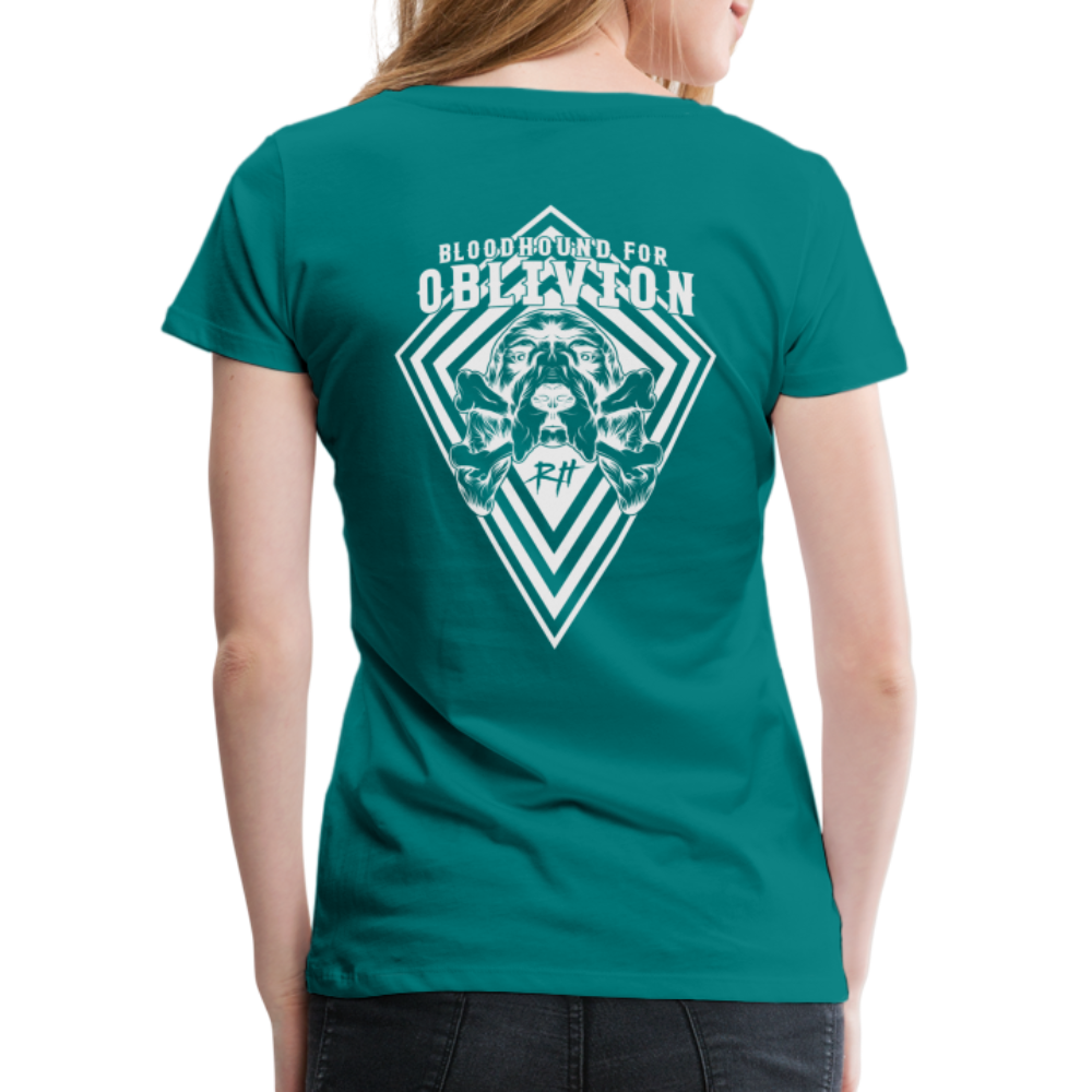 Bloodhound For Oblivion Women's Premium T - teal