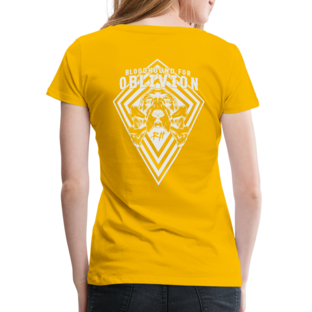 Bloodhound For Oblivion Women's Premium T - sun yellow