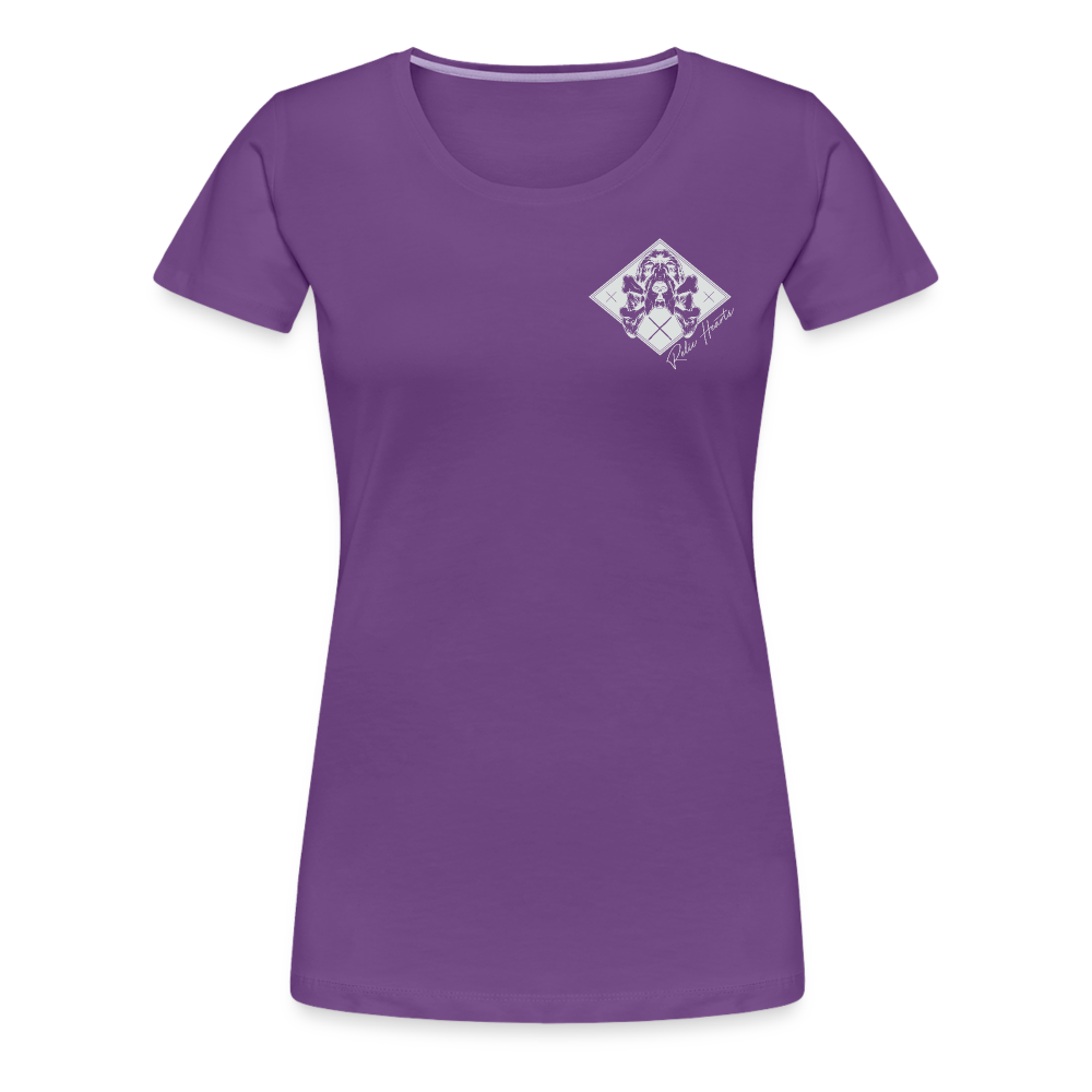 Bloodhound For Oblivion Women's Premium T - purple