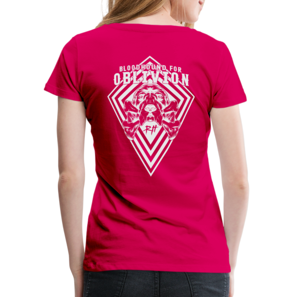 Bloodhound For Oblivion Women's Premium T - dark pink