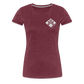 Bloodhound For Oblivion Women's Premium T - heather burgundy