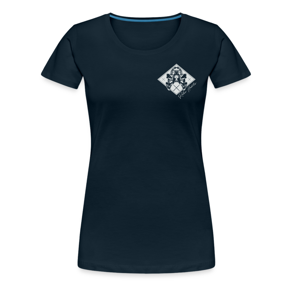 Bloodhound For Oblivion Women's Premium T - deep navy