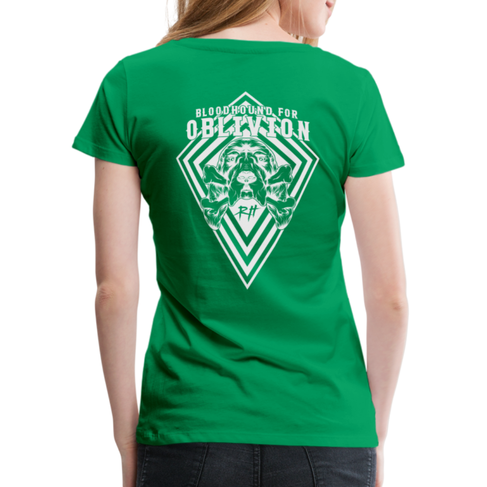 Bloodhound For Oblivion Women's Premium T - kelly green