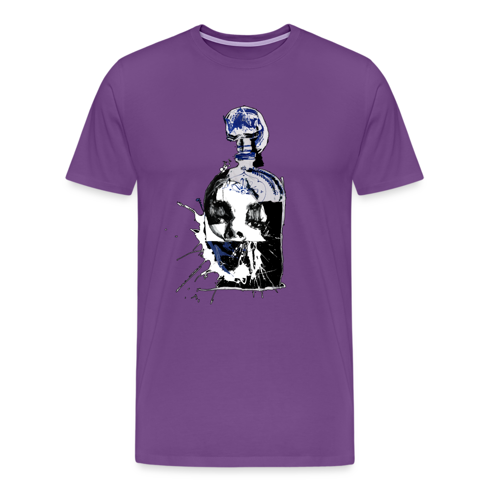 Qué Bonito Es Un Entierro Men's Premium T - purple