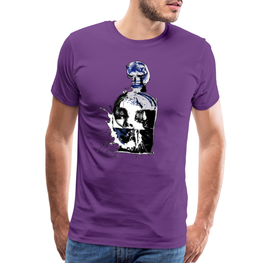 Qué Bonito Es Un Entierro Men's Premium T - purple