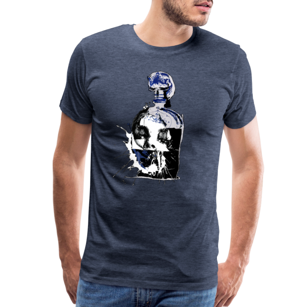 Qué Bonito Es Un Entierro Men's Premium T - heather blue