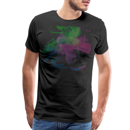 Smoke Two Men's Premium T - black