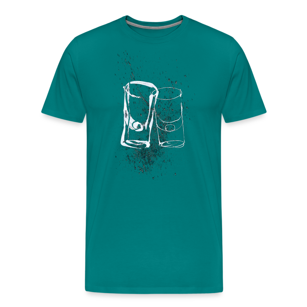 Dos Tequilas Men's Premium T - teal