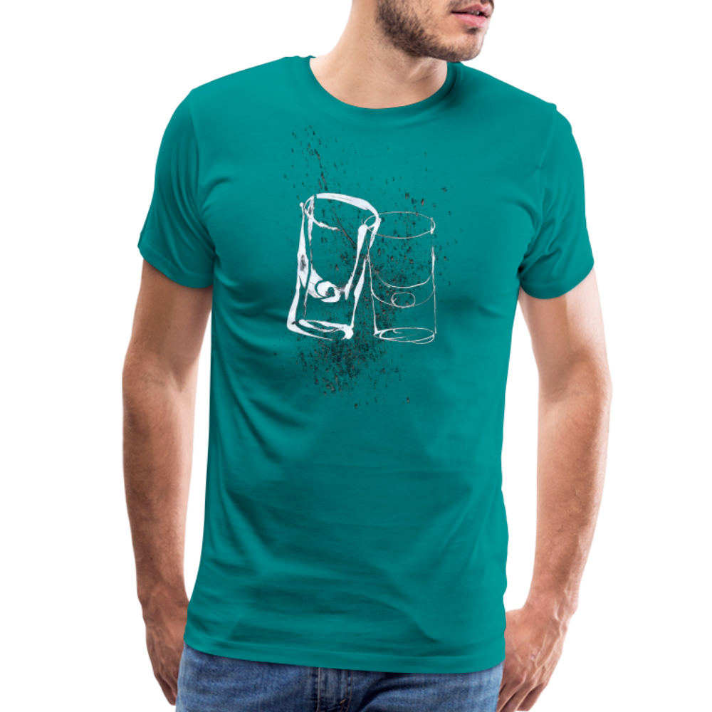 Dos Tequilas Men's Premium T - teal