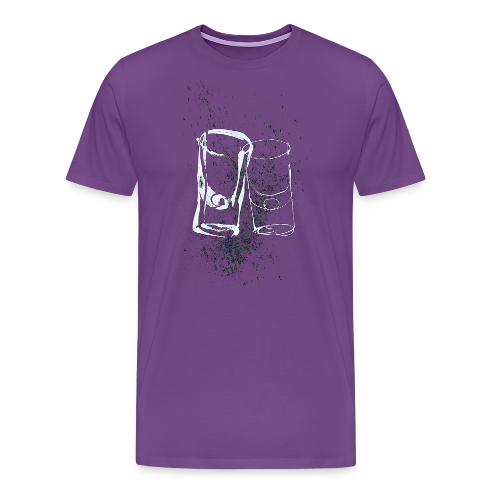 Dos Tequilas Men's Premium T - purple