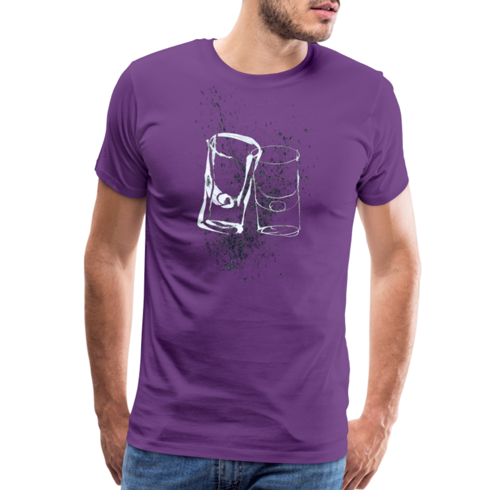 Dos Tequilas Men's Premium T - purple