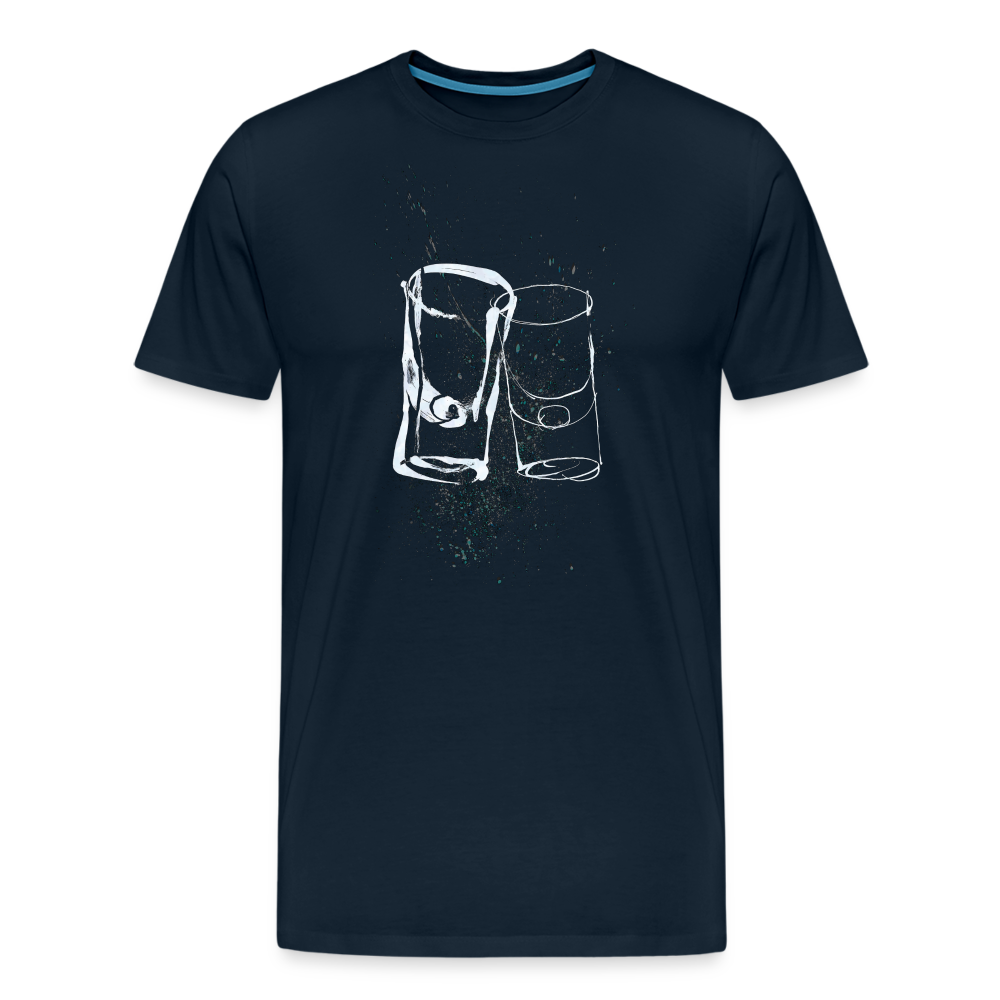 Dos Tequilas Men's Premium T - deep navy