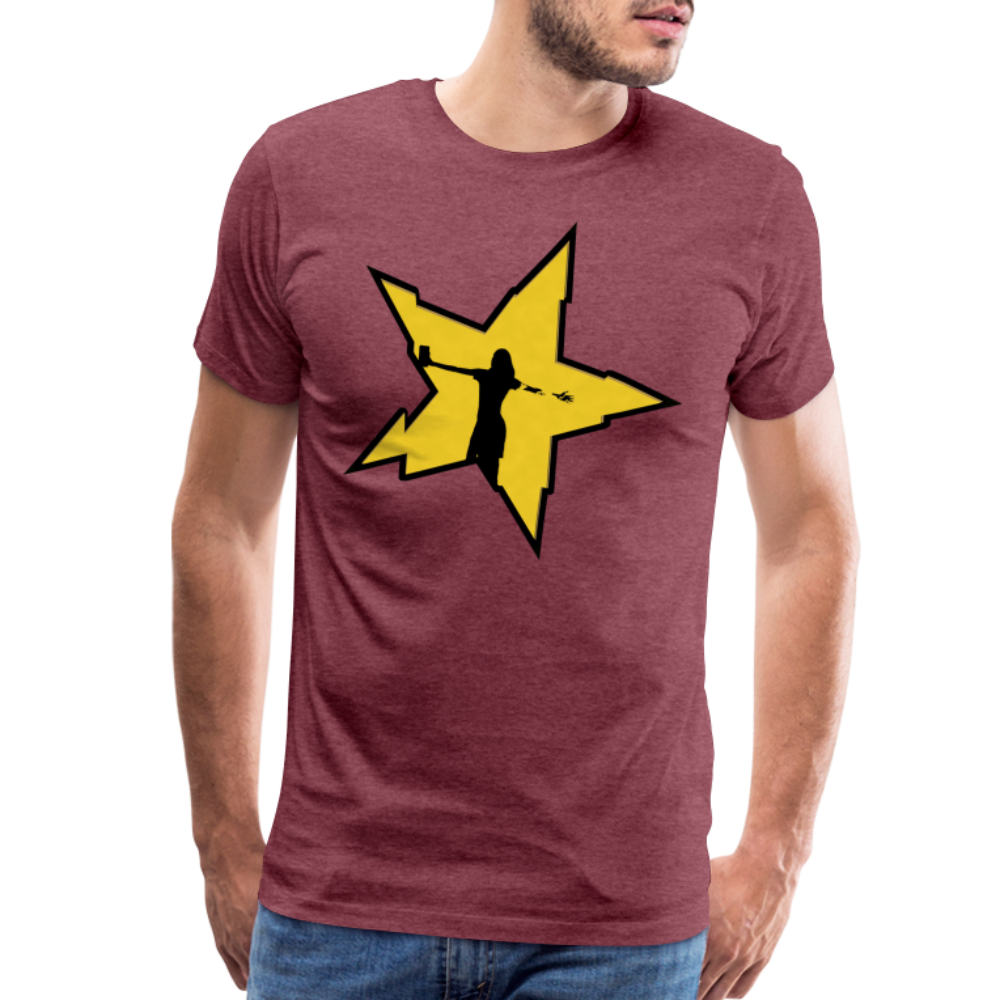 Remembering You Men's Premium T - heather burgundy