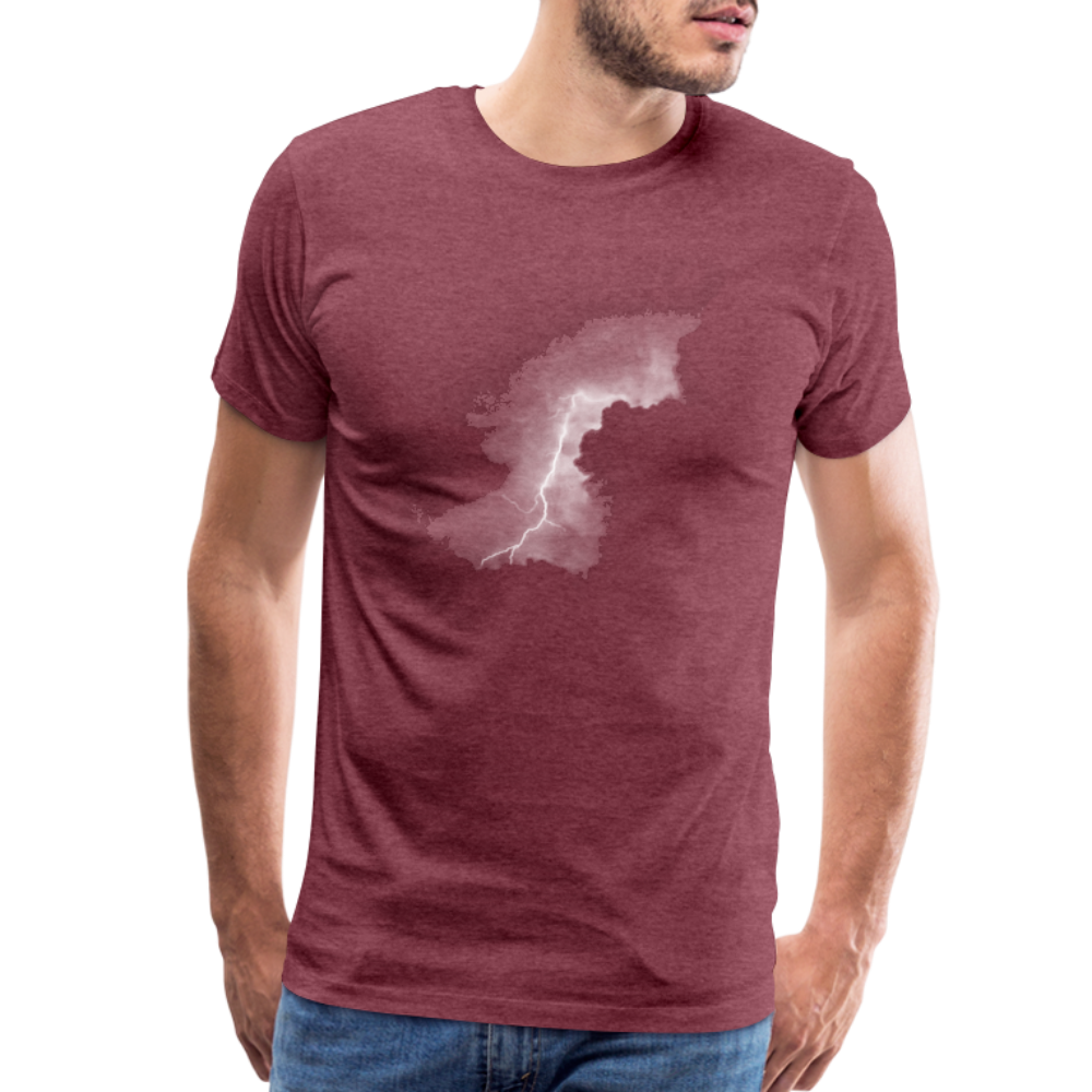 The Quickening Men's Premium T - heather burgundy