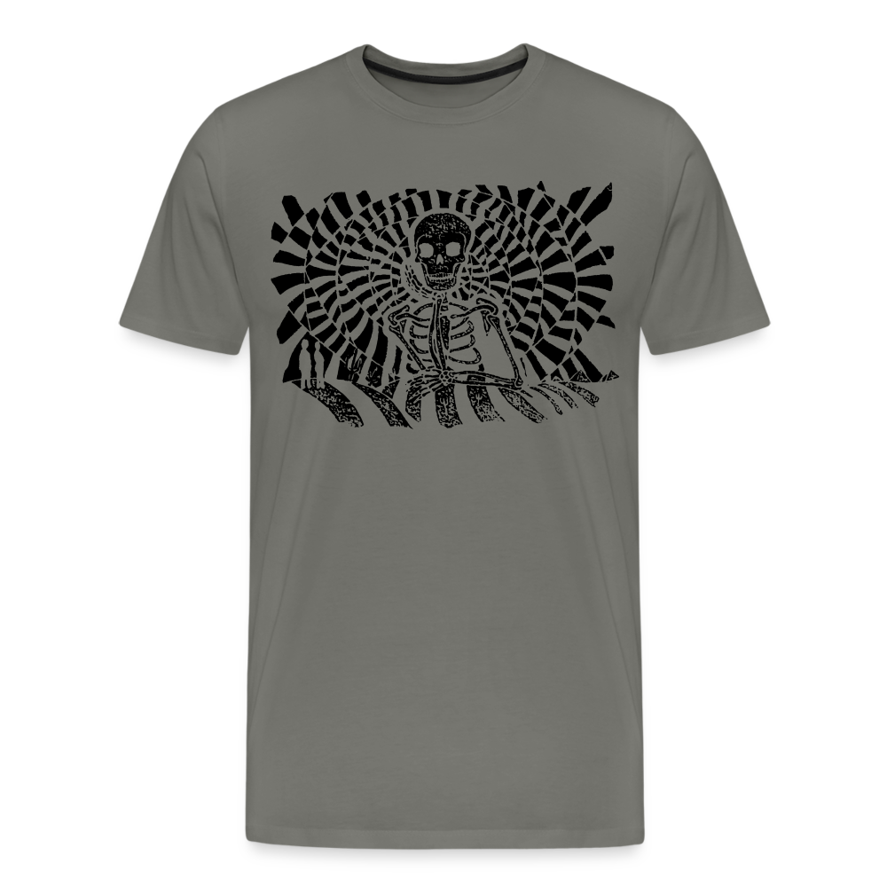 S.T.R.I.V.E. Black Ink Men's Premium T - asphalt gray