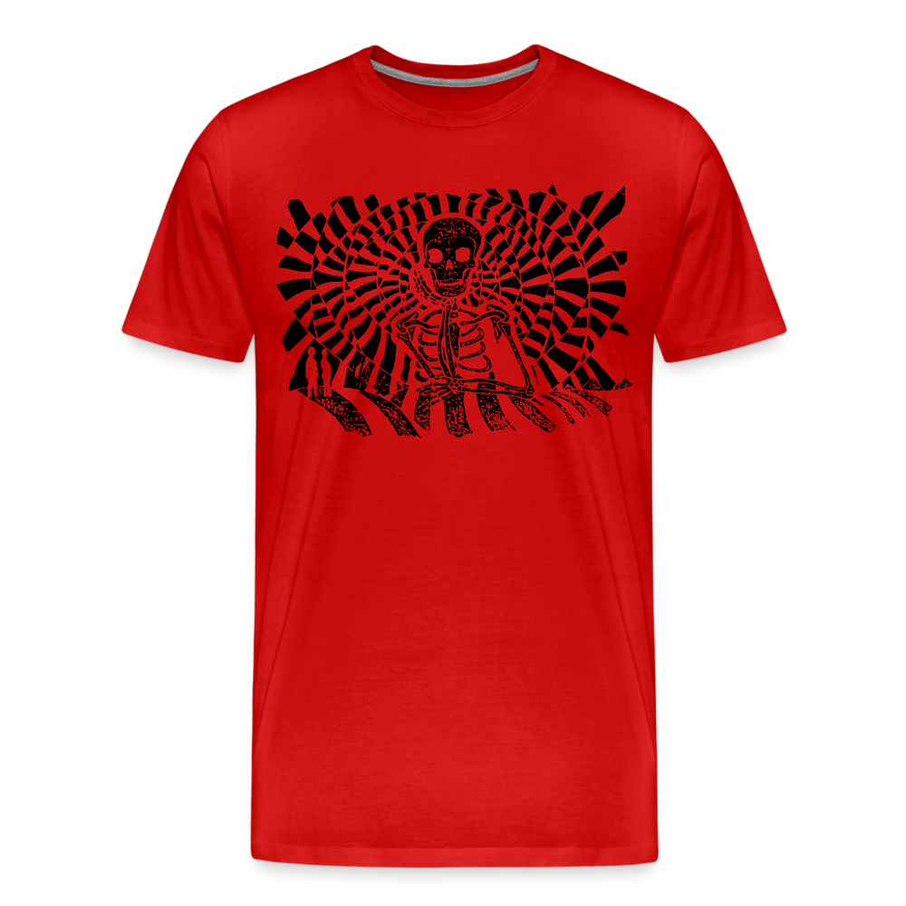 S.T.R.I.V.E. Black Ink Men's Premium T - red