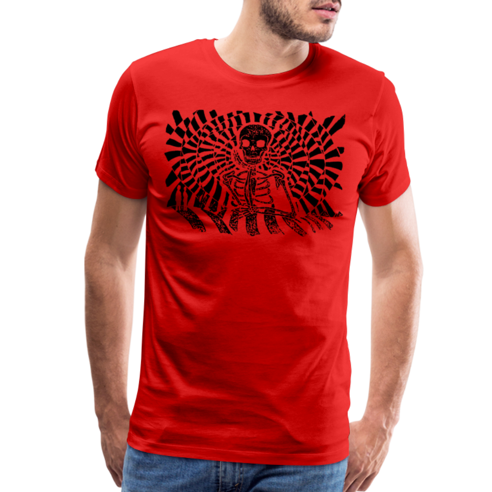 S.T.R.I.V.E. Black Ink Men's Premium T - red