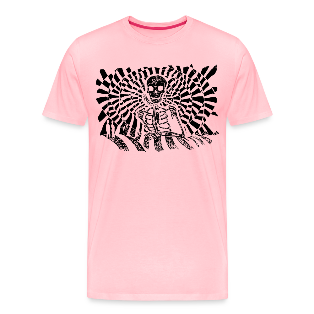 S.T.R.I.V.E. Black Ink Men's Premium T - pink