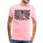 S.T.R.I.V.E. Black Ink Men's Premium T - pink