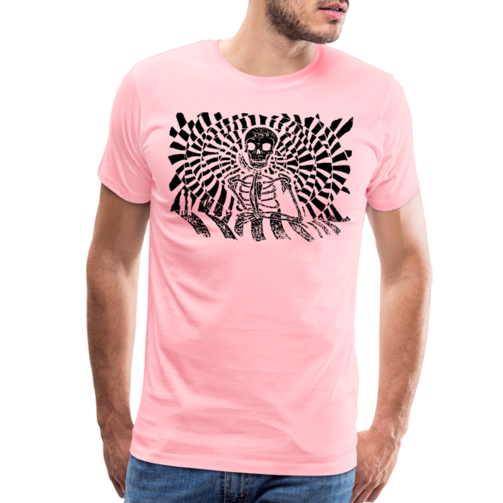 S.T.R.I.V.E. Black Ink Men's Premium T - pink