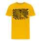 S.T.R.I.V.E. Black Ink Men's Premium T - sun yellow