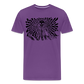 S.T.R.I.V.E. Black Ink Men's Premium T - purple