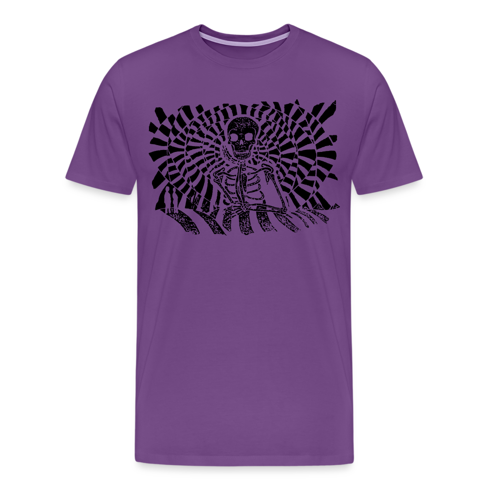 S.T.R.I.V.E. Black Ink Men's Premium T - purple