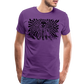 S.T.R.I.V.E. Black Ink Men's Premium T - purple