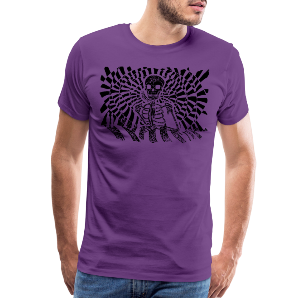 S.T.R.I.V.E. Black Ink Men's Premium T - purple