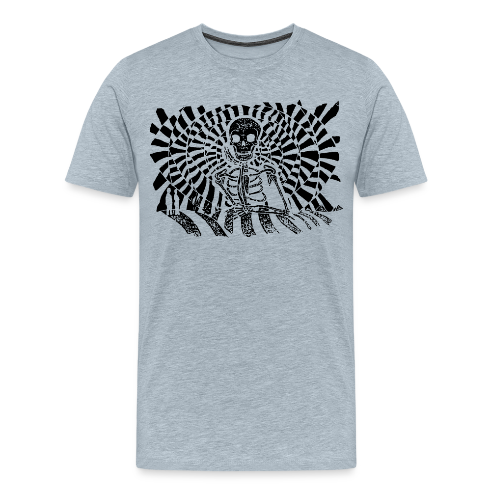 S.T.R.I.V.E. Black Ink Men's Premium T - heather ice blue