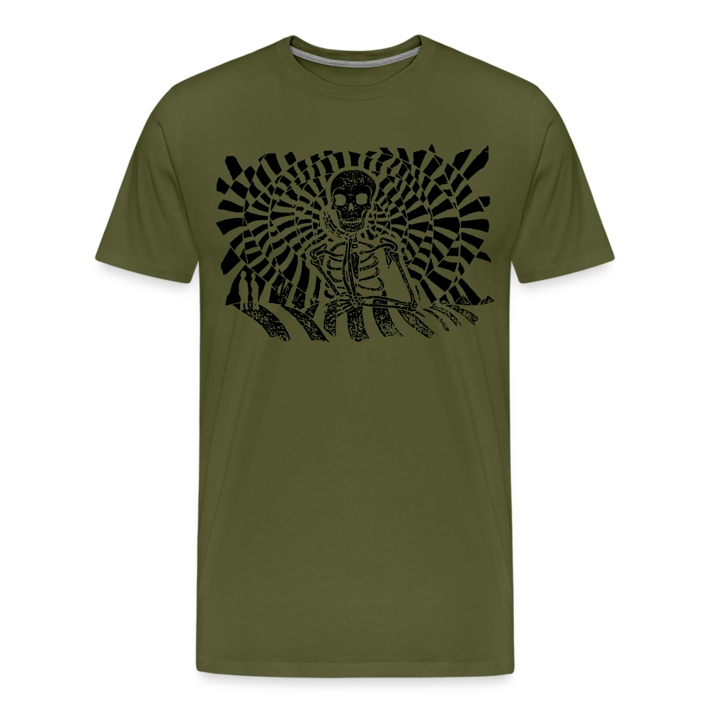 S.T.R.I.V.E. Black Ink Men's Premium T - olive green