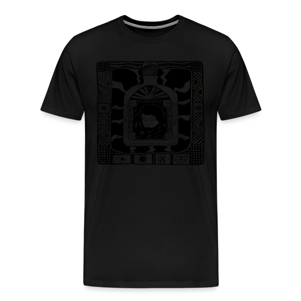 Guadalajara Black Ink Men's Premium T - black