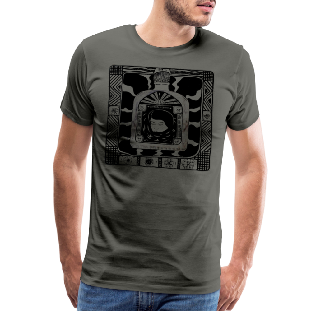 Guadalajara Black Ink Men's Premium T - asphalt gray