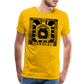 Guadalajara Black Ink Men's Premium T - sun yellow